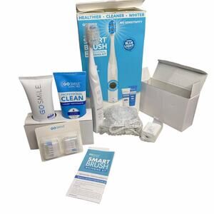 Go Smile Sonic Blue Smart Brush Professional Whitening Kit Electric Toothbrush
